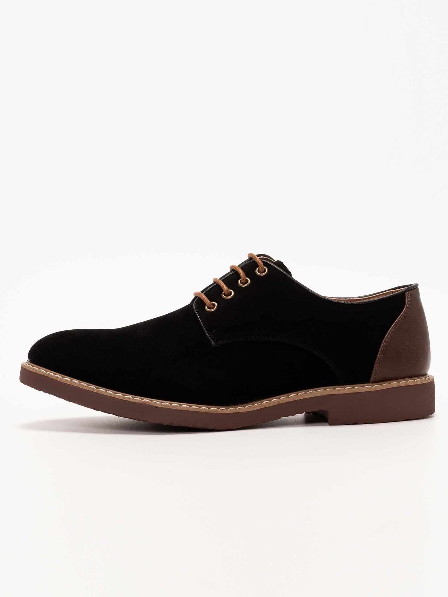 Повседневные легкие туфли SVEC Oxford, Black suede
