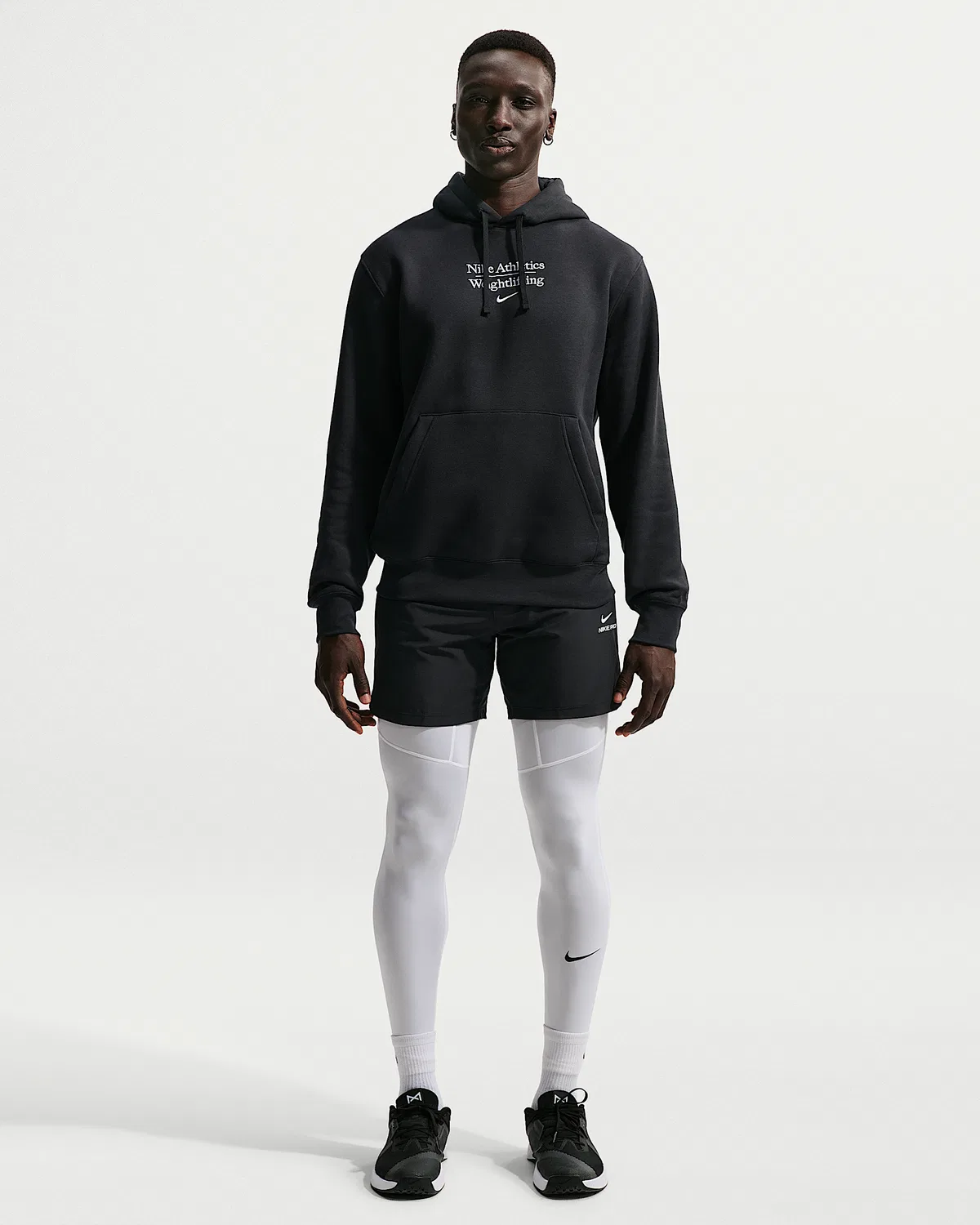 Мужской пуловер для тяжелой атлетики Nike, Black — фото 4