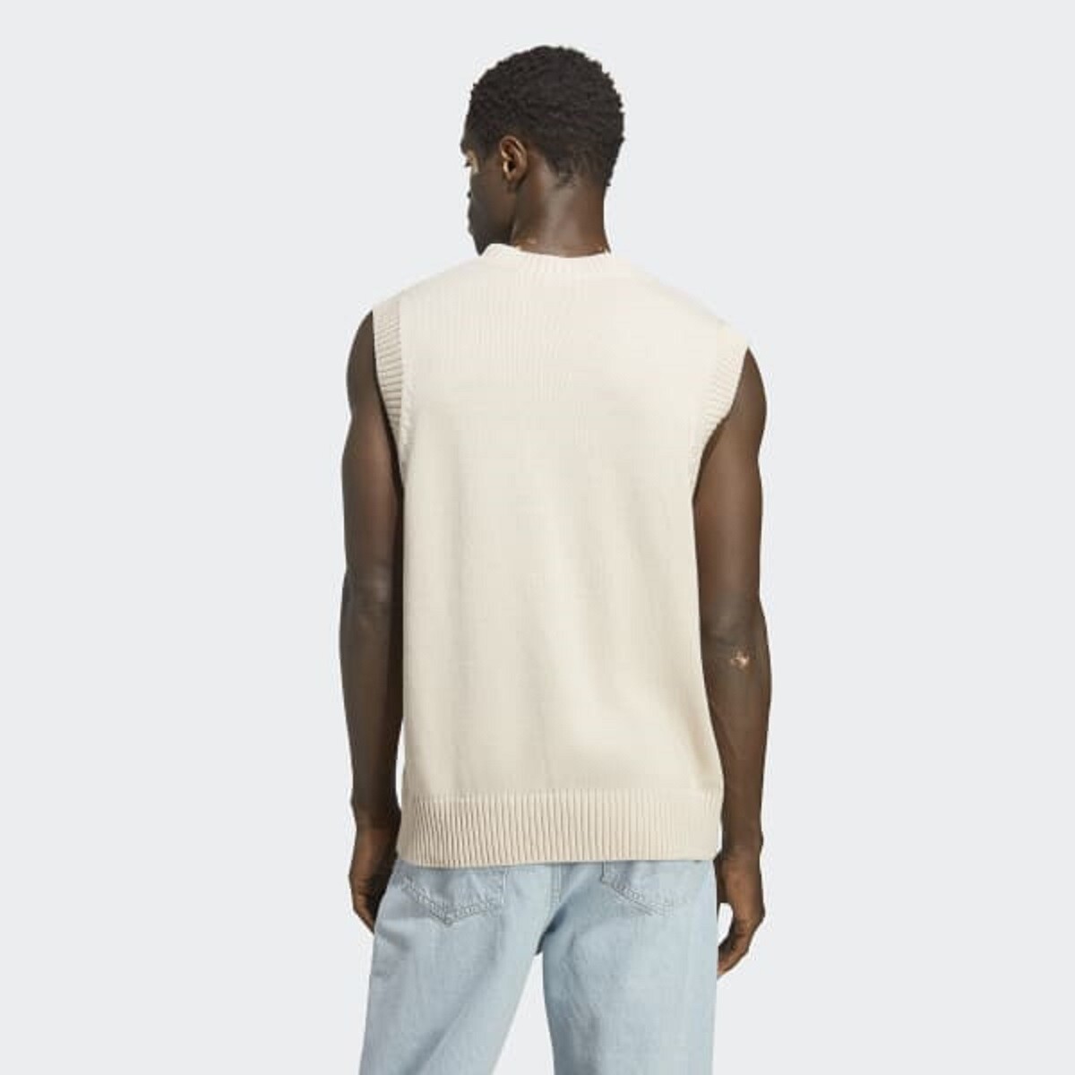 Мужская майка Adidas Originals, цвет Wonder White — фото 2