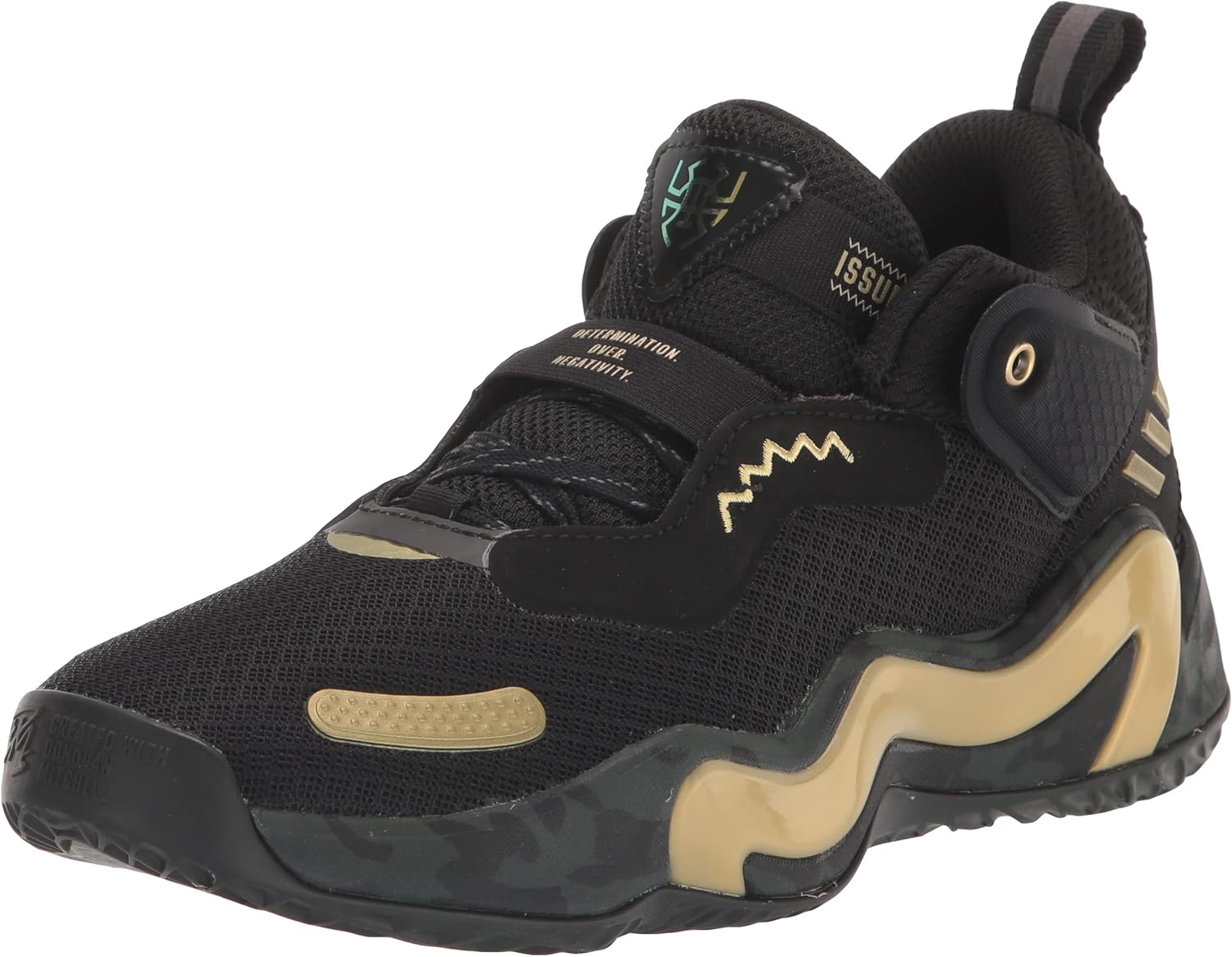 

Детские кроссовки Adidas унисекс Don, выпуск 3, черный/серый/золотой