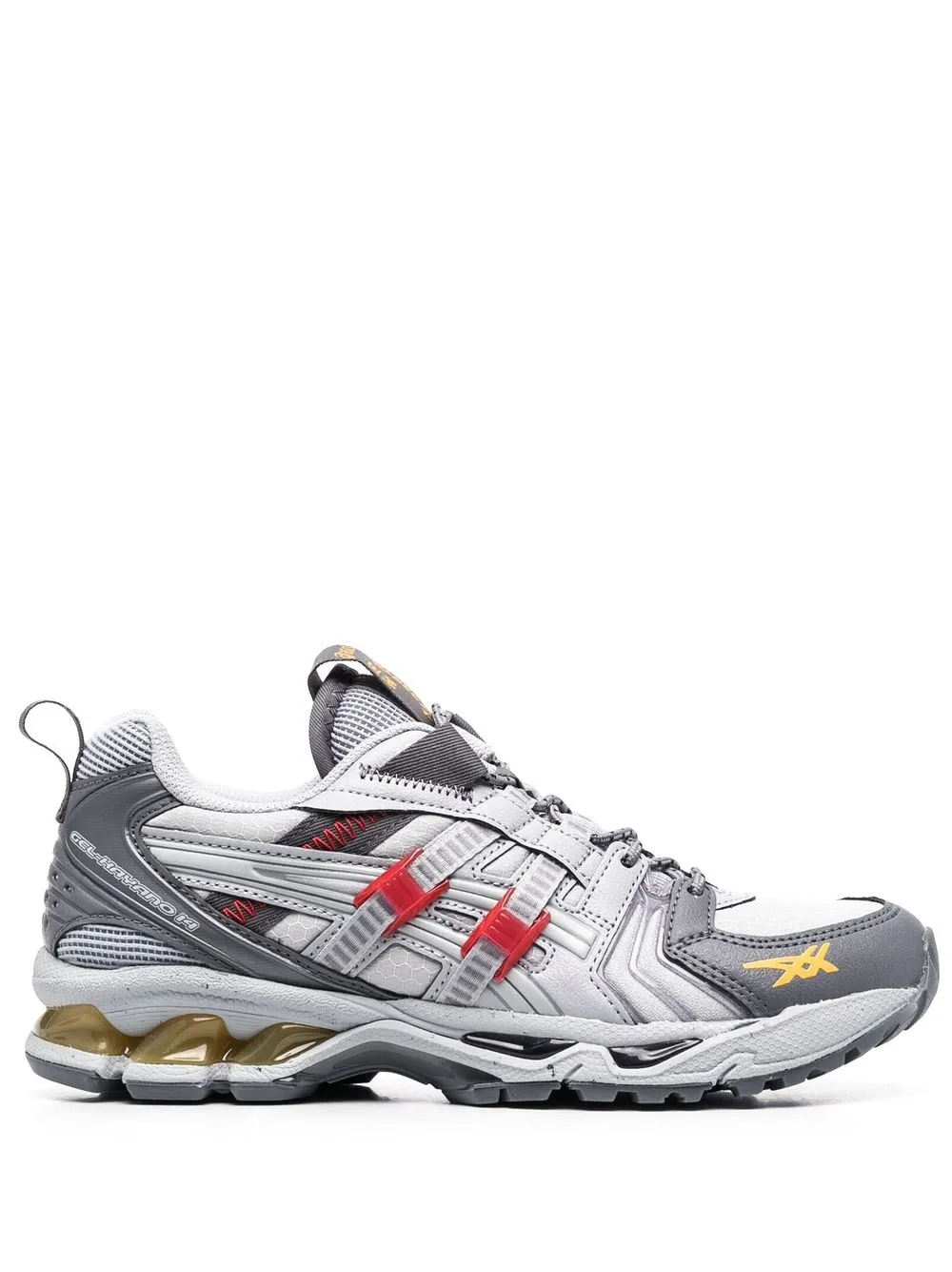 Кроссовки на шнуровке ASICS, серый