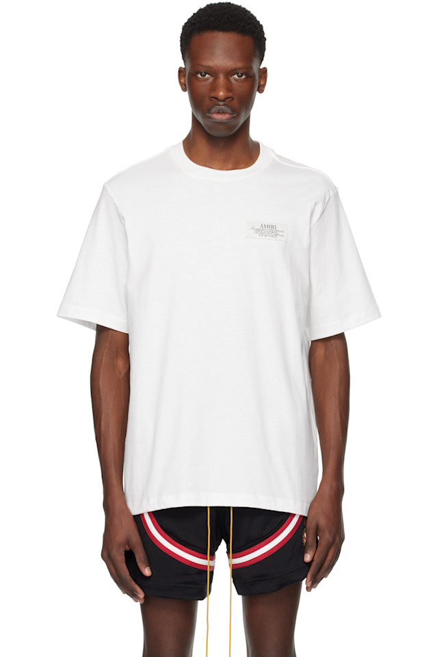 

Футболка Amiri Spirit Amiri, цвет ivory