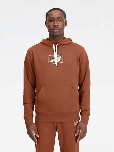

Толстовка New Balance SHIRT NB ESSENTIALS HOODIE, оранжевый