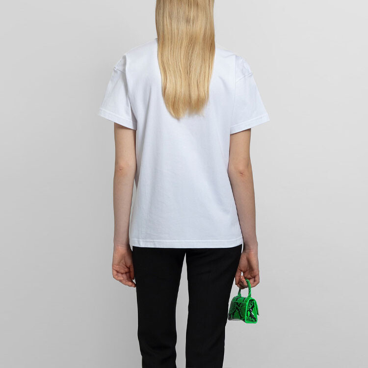 Футболка женская Balenciaga классическая, белый — фото 3