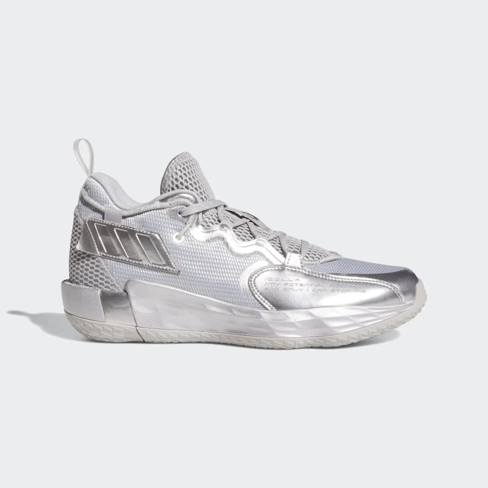 Женские кроссовки Adidas Dame 7, белый/серый — фото 2
