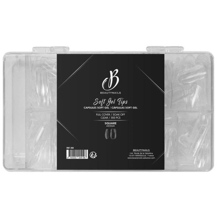

Мягкие гелевые насадки Bna Square Medium Beautynails