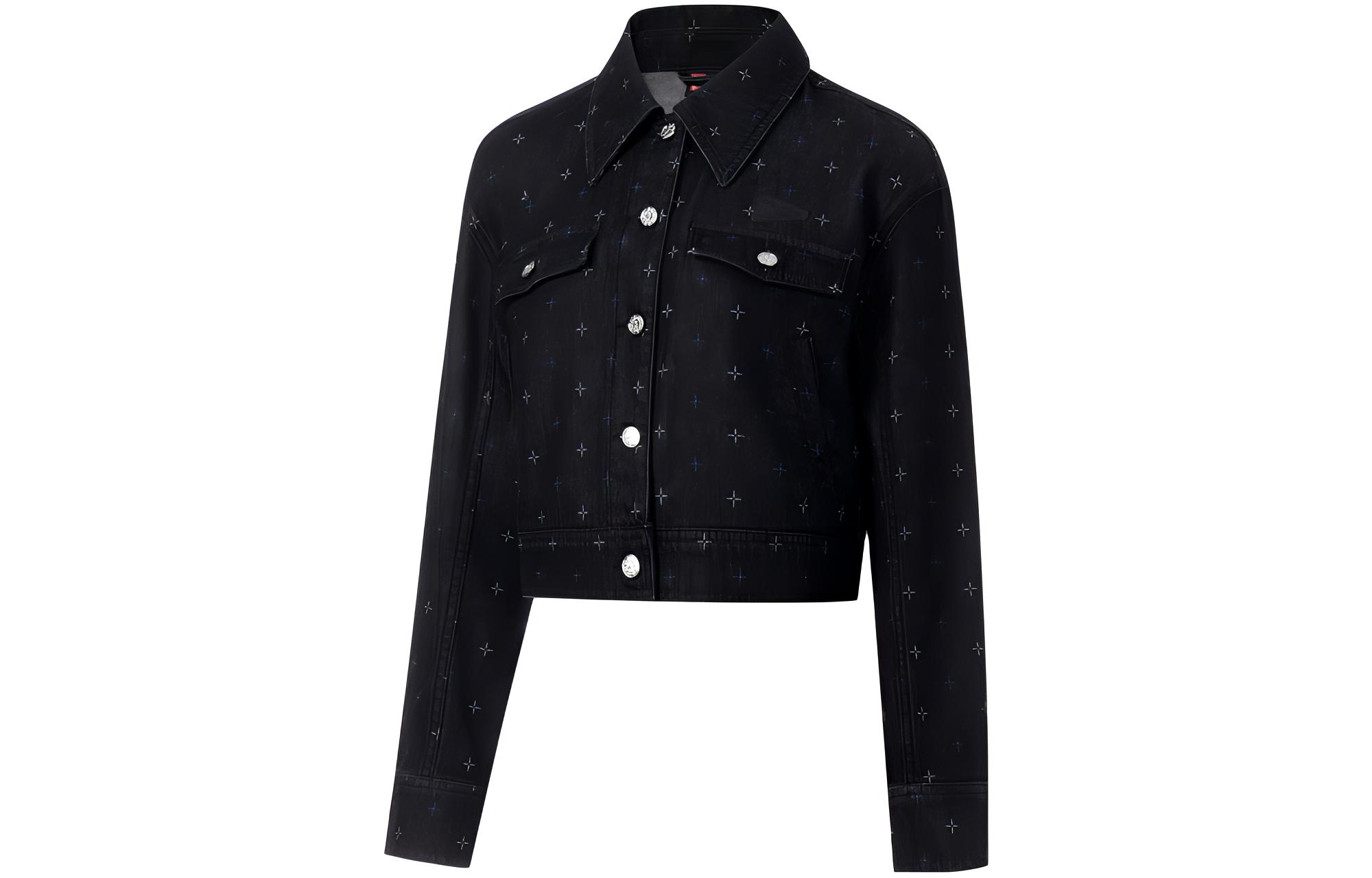 

LiNing Джинсовая куртка женская черная, Black