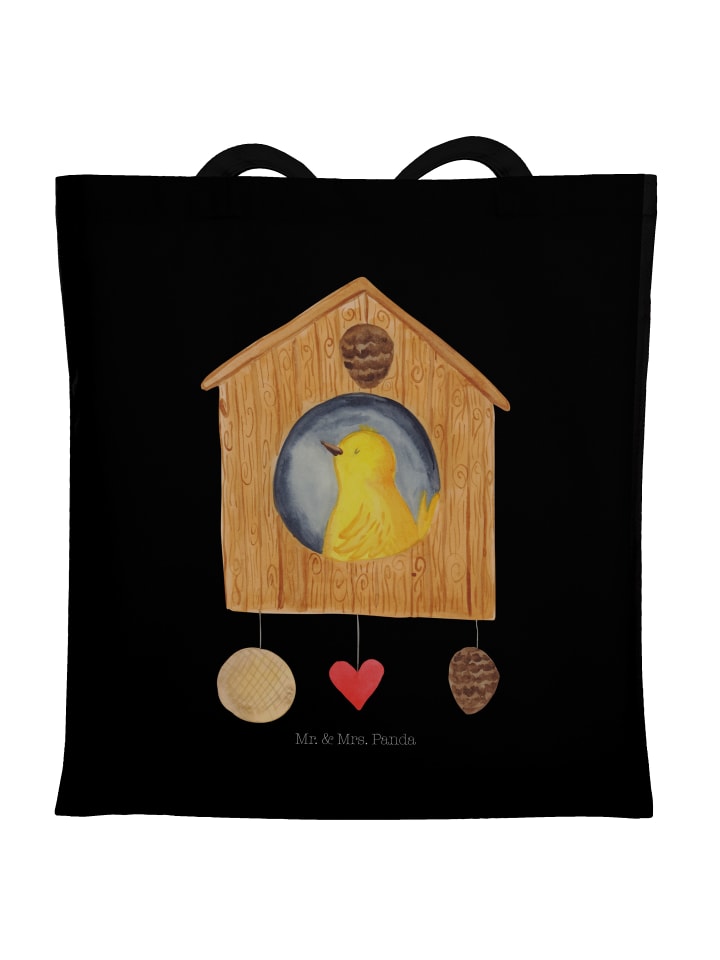 

Mr. & Mrs. Panda Сумка для скворечника «Дом» без надписей, черного цвета