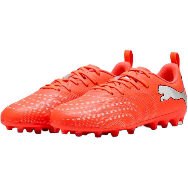Puma Детские низкие футбольные бутсы Future 9, красные — фото 4