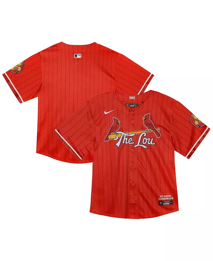 

Джерси команды St. Louis Cardinals City Connect Limited для малышей красного цвета Nike