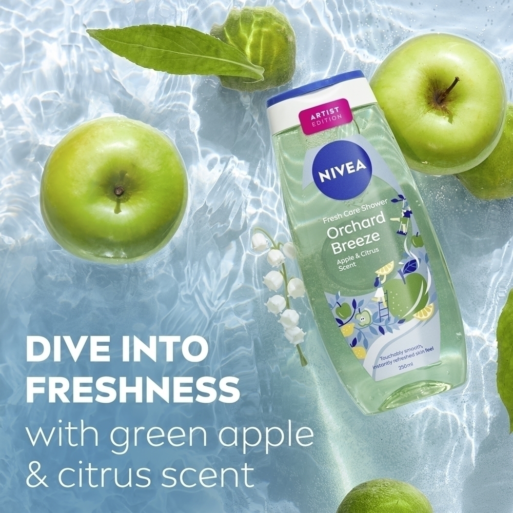 Увлажняющий гель для душа Orchard Breeze Nivea, 250 мл — фото 2