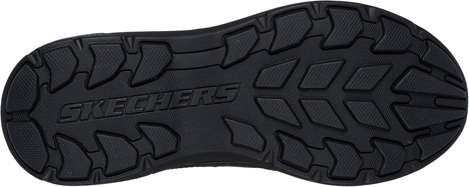 Мужские лоферы Skechers USA Pollard-Osgood с мысом-мокасином, черный — фото 3