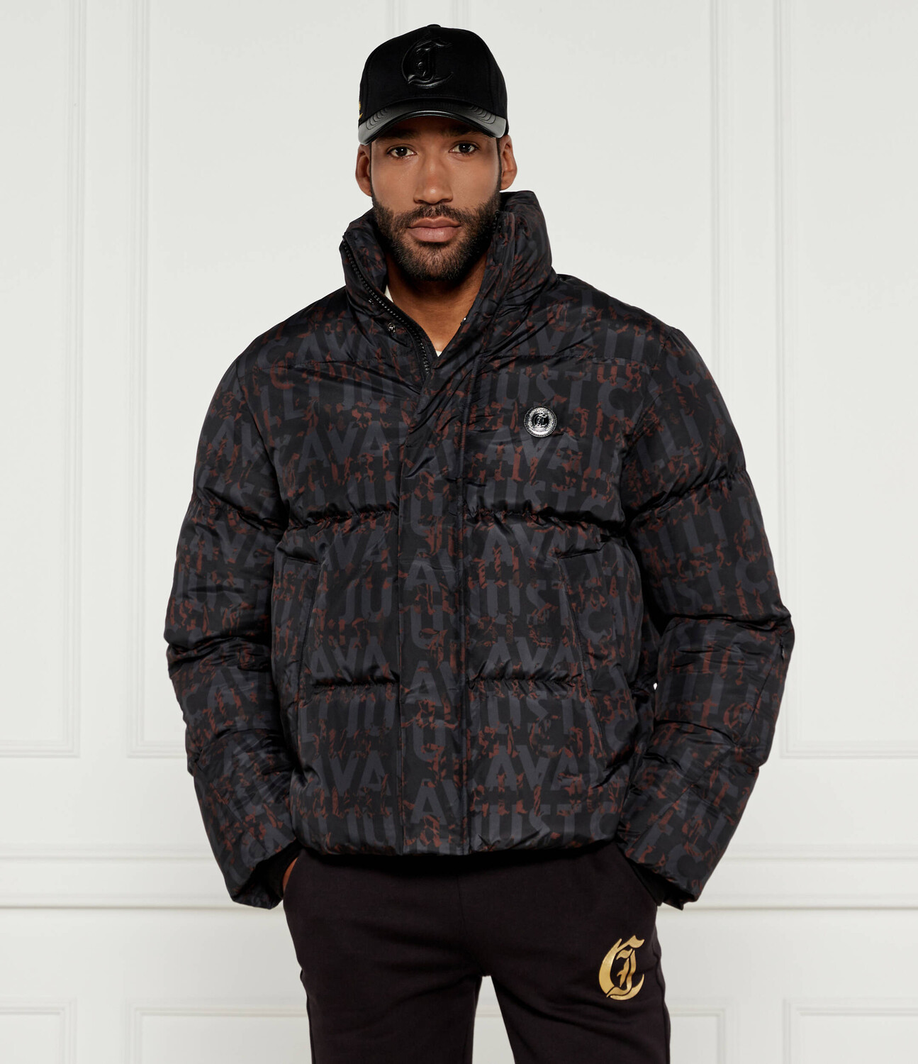 

Куртка Just Cavalli Regular Fit, черный