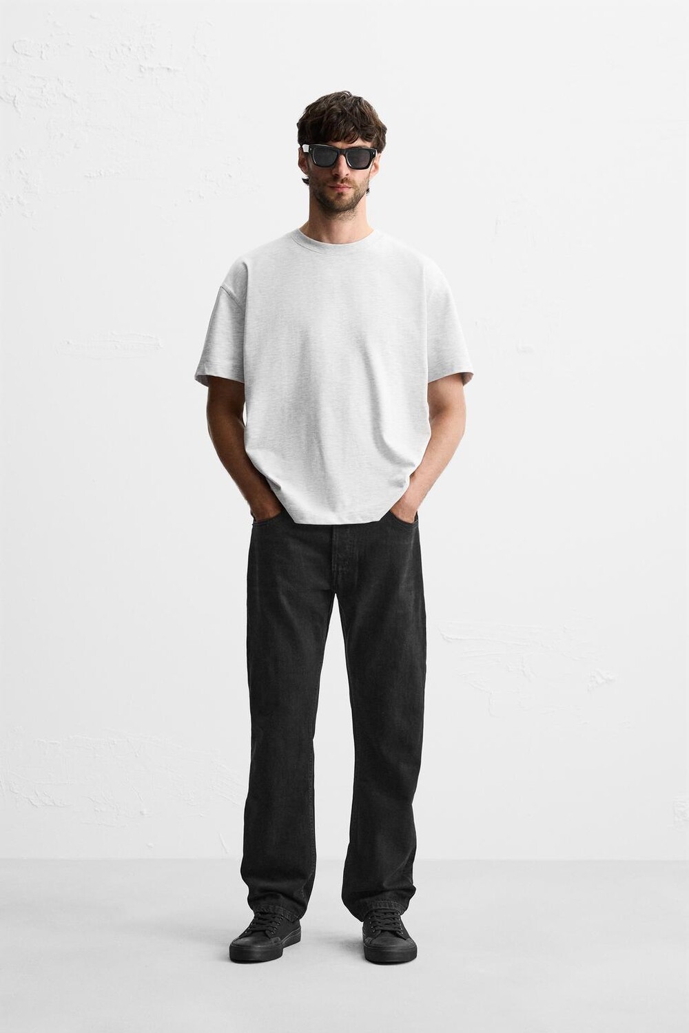 

Прямые джинсы ZARA, цвет charcoal