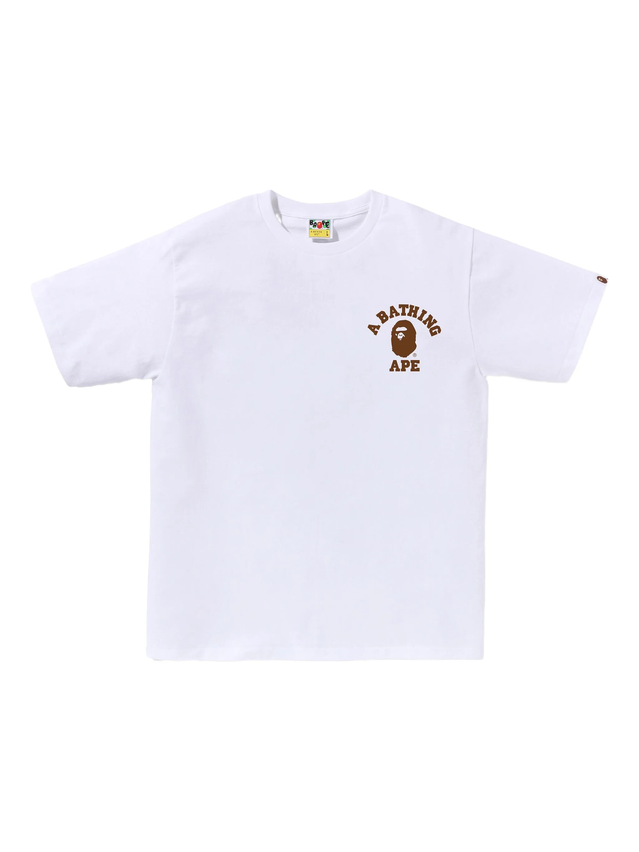 

Футболка с камуфляжным принтом A Bathing Ape, белый
