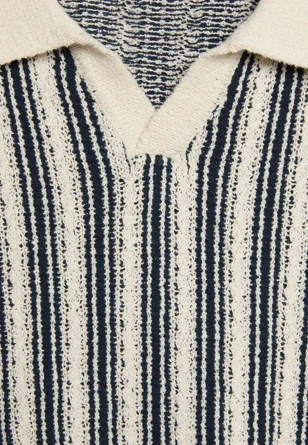 Рубашка-Поло Marks & Spencer, Navy Mix — фото 3