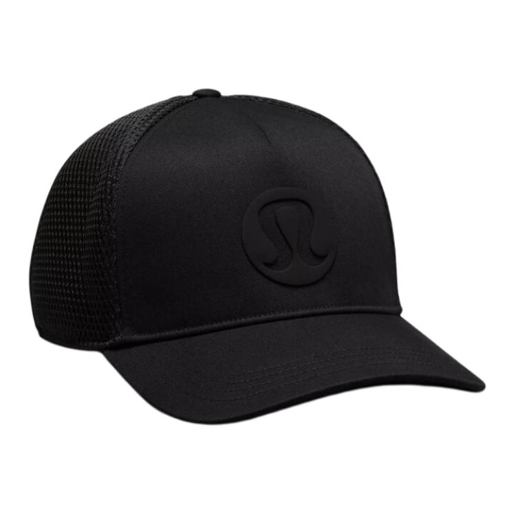 

Нейлон, полиэстер, полиуретан бейсболки унисекс black Lululemon, черный