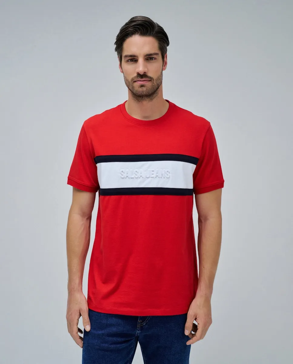 

Мужская трицветная футболка Salsa Jeans