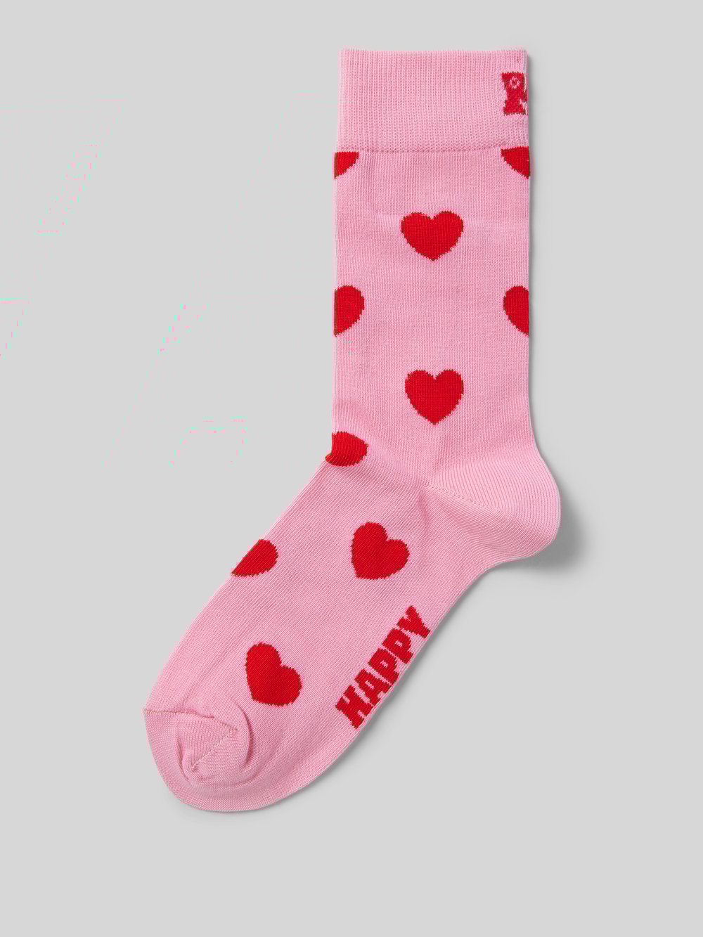 

Носки с добавлением стрейча, модель «Сердце» Happy Socks, розовый