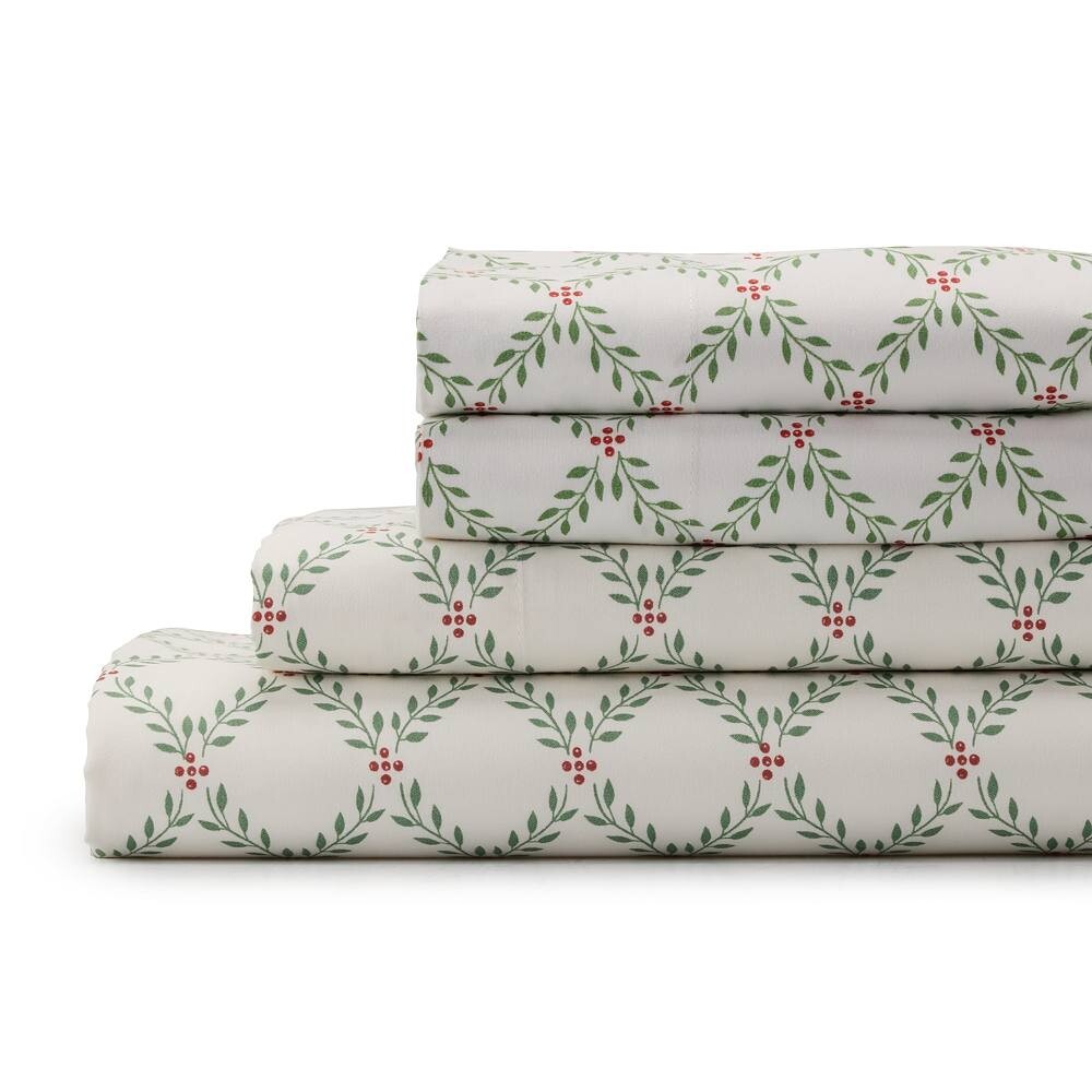 

Комплект простыней из микрофибры Cuddl Duds, цвет Botanical Trellis