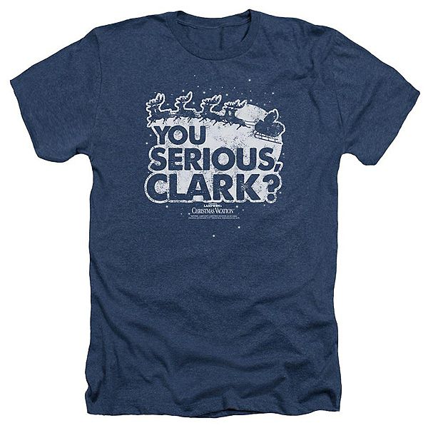 

Футболка Christmas Vacation You Serious Clark взрослая Heather Licensed Character