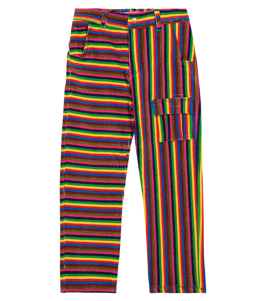 

Брюки из хлопковой смеси в полоску ERL Kids, Pinstripe Print 1