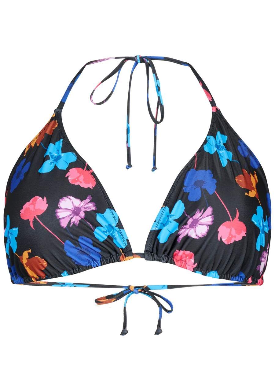 

Треугольный топ бикини Swim by Zizzi MIA, черный