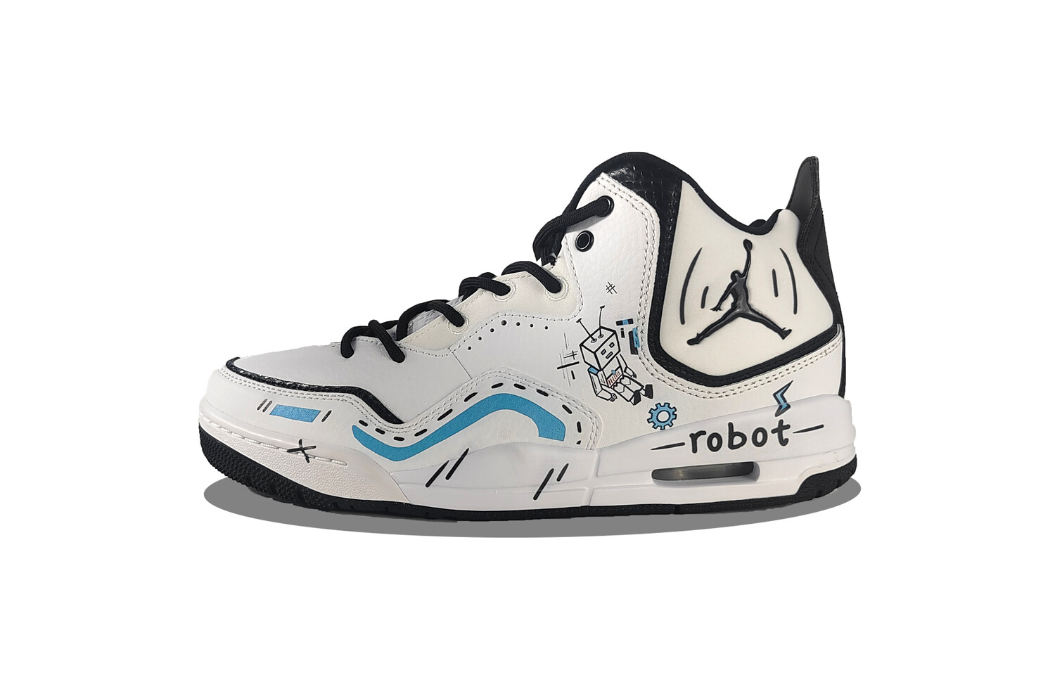 

Кроссовки Jordan Courtside 23 Vintage Basketball Shoes Men Mid-top Black, белый