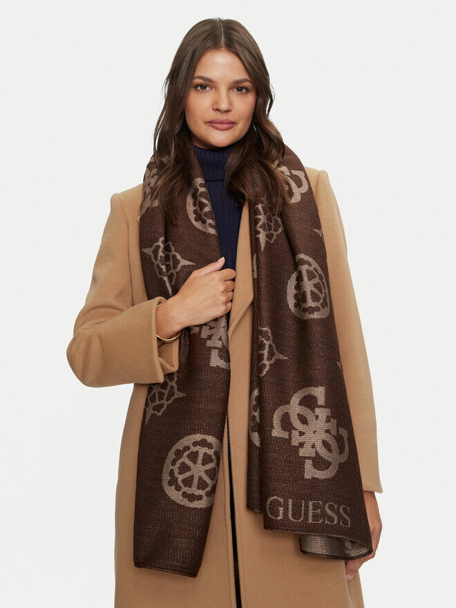 

Шарф Guess, коричневый