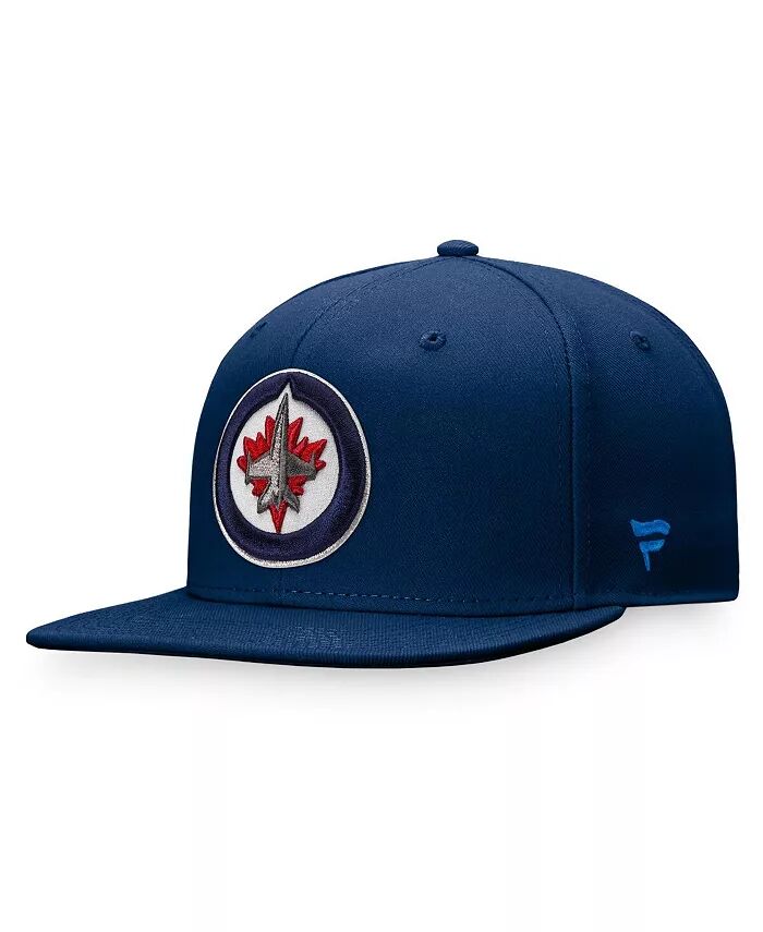 

Мужская темно-синяя шапка Winnipeg Jets Core Primary Logo Fanatics