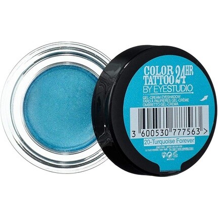 

Maybelline Color Tattoo 24 Hour Тени для век Бирюзовый навсегда Номер 20, Maybelline New York