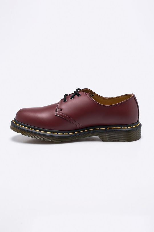 Ботинки мужские Dr. Martens из натуральной кожи, гранатовый — фото 3