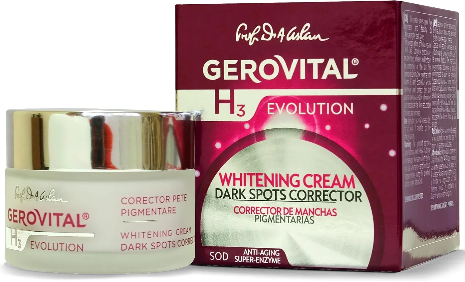 Крем для лица Gerovital — Дневной GH3 Evolution Skin Cream Illuminator, 50 мл