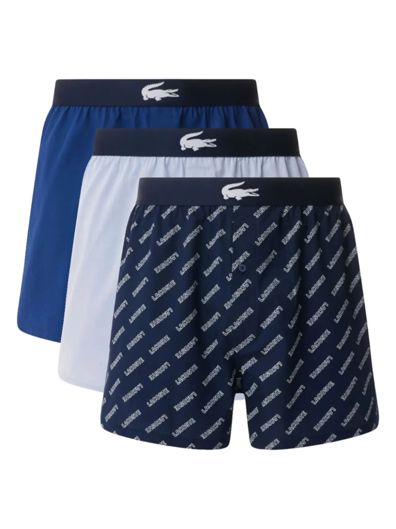 

Боксеры с логотипом на поясе Lacoste, синий