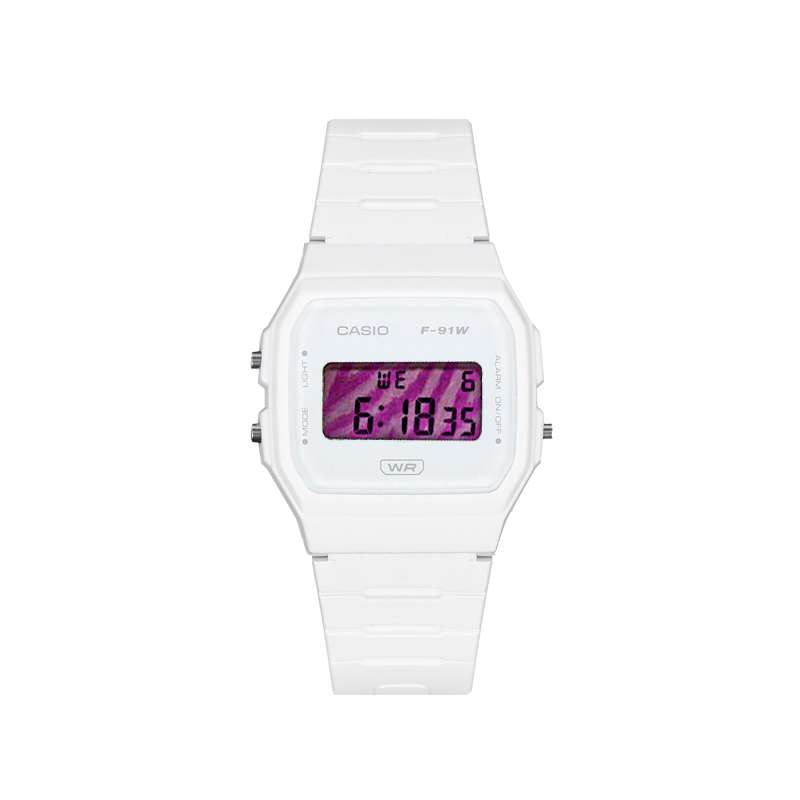 

CASIO Ретрофит серия кварцевый механизм часы унисекс purple циферблат