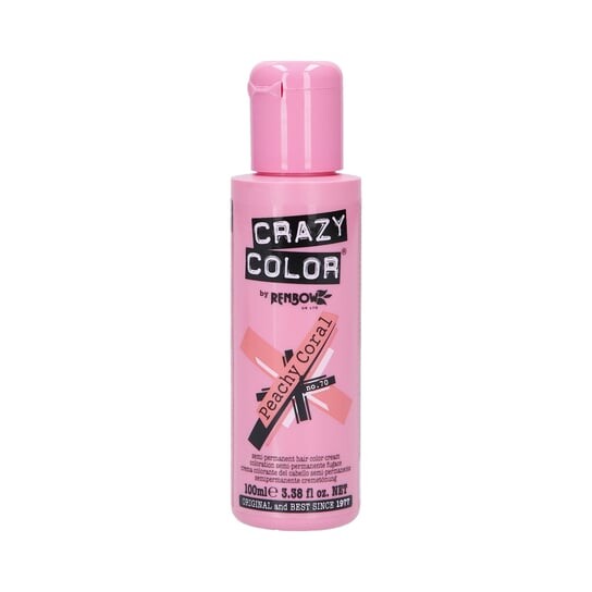 

Полуперманентная краска для волос 70 Персиковый Коралл, 100 мл Crazy Color