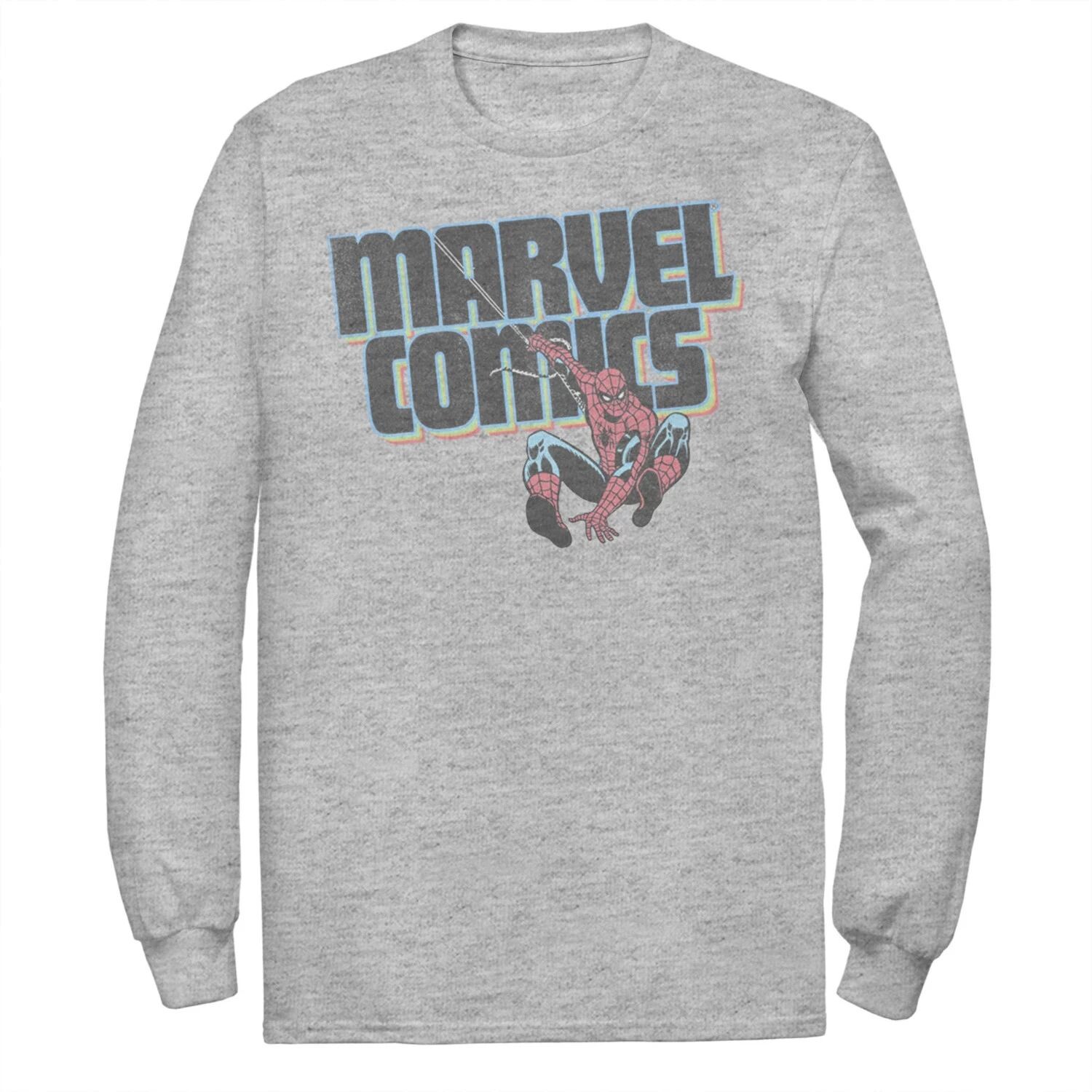 

Мужская классическая футболка с логотипом из комиксов Marvel Comics Spider-Man
