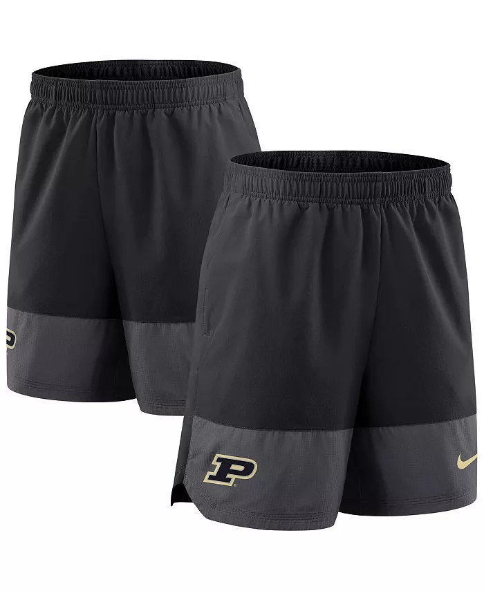 

Мужские черные шорты Purdue Boilermakers 2025 Sideline Performance Nike