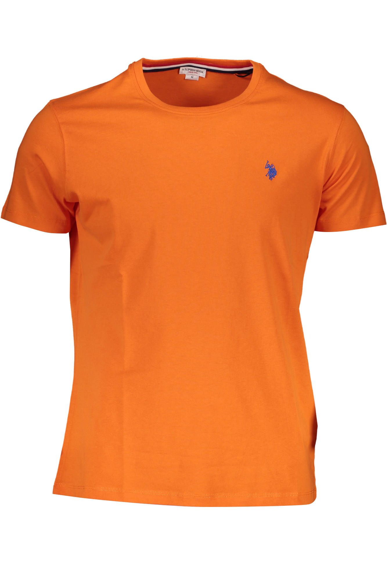 

Оранжевая хлопковая мужская футболка U.S. Polo Assn.
