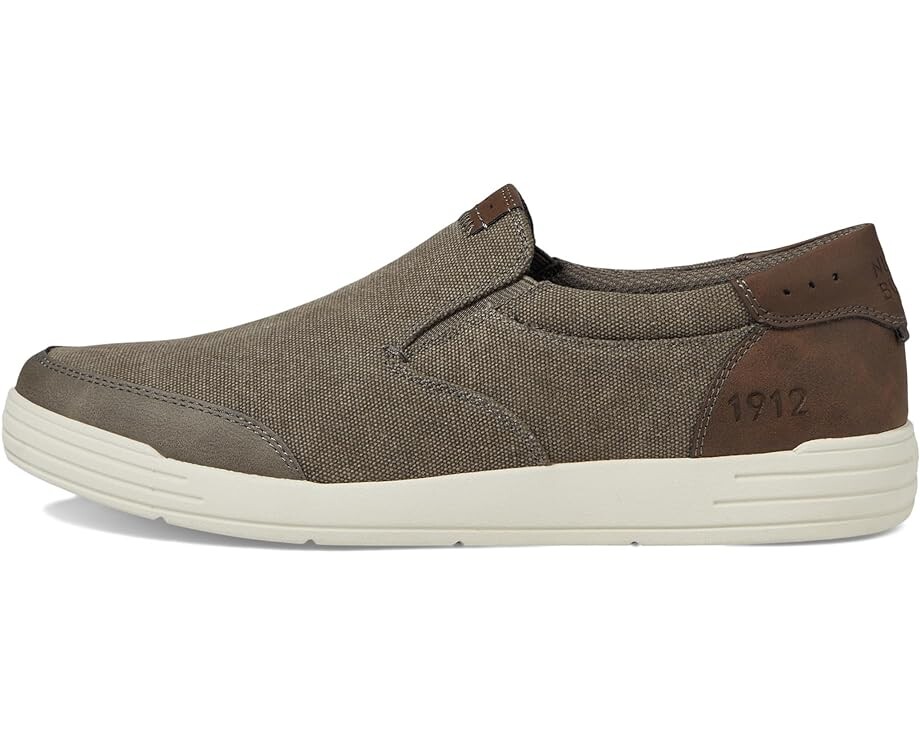 Лоферы Nunn Bush City Walk Canvas Moc Toe Slip-On, цвет Cement — фото 4