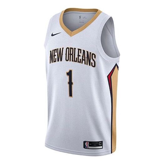 

Майка Nike NBA new orleans pelicans limited 1 SW Fan Edition Basketball Jersey White, белый