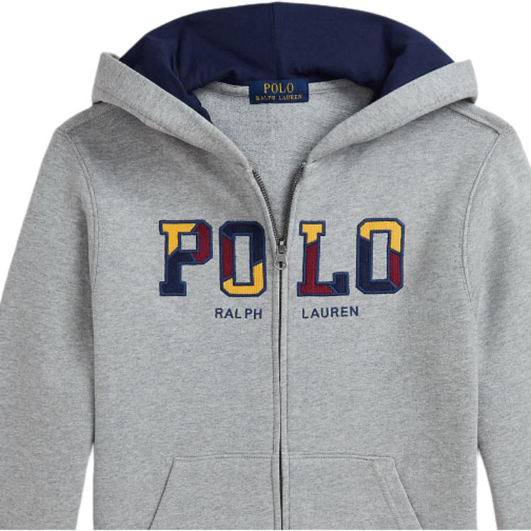 Футболка FW24 серая детская Polo Ralph Lauren — фото 4
