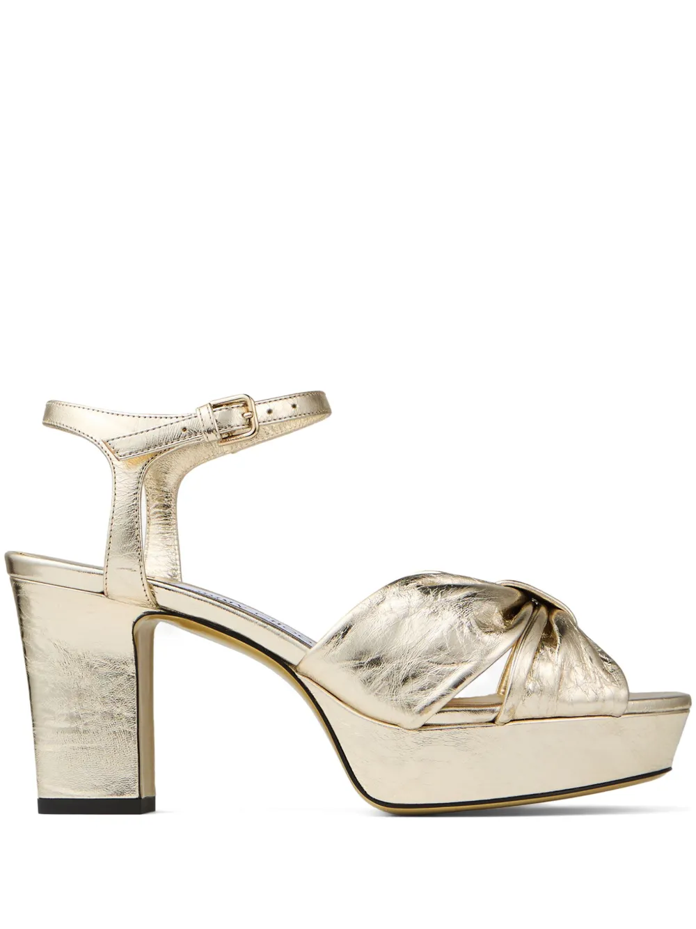 Босоножки Heloise 80 JIMMY CHOO, золотой
