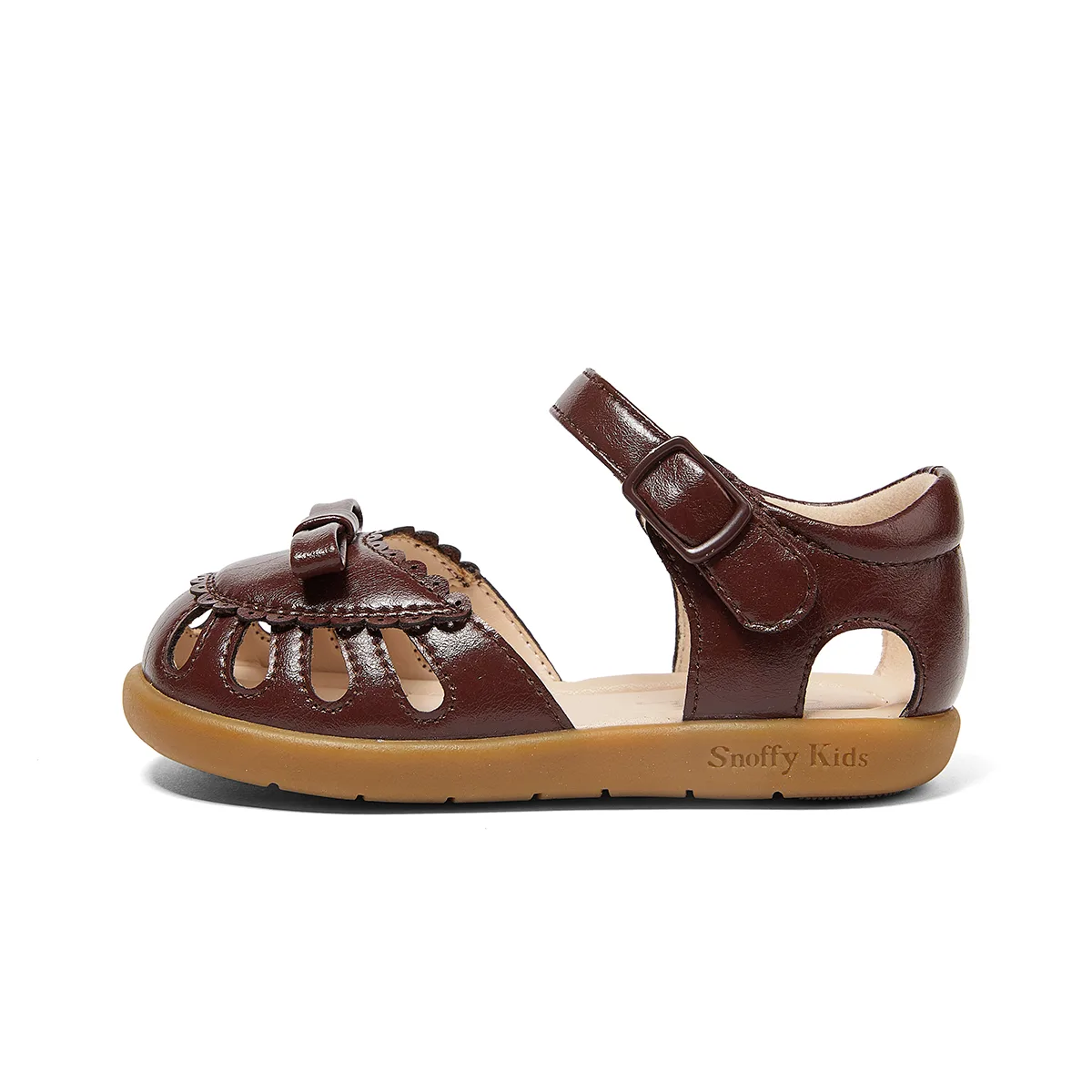 Детские кроссовки из искусственной кожи Snoffy, Vintage Brown