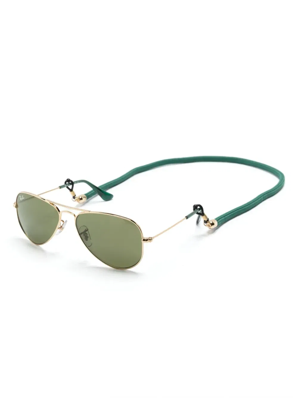 Солнцезащитные очки-авиаторы Ray-Ban Junior, золотой — фото 2