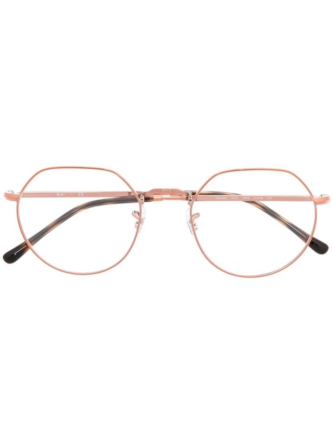 

Ray-Ban очки в круглой оправе, золотистый