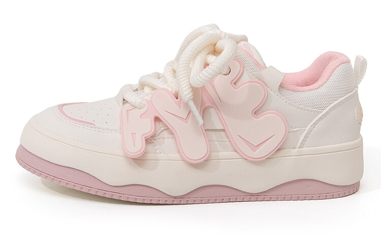 

Кроссовки Feiyue Skateboarding Shoes Women's Low-top Beige/Pink, розовый