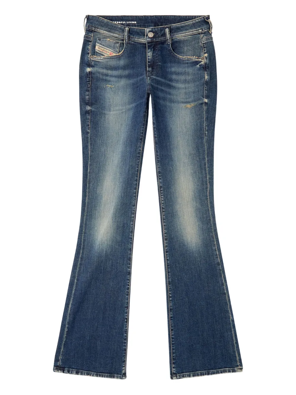 

Джинсы D-Ebbey bootcut 1969 года DIESEL, синий