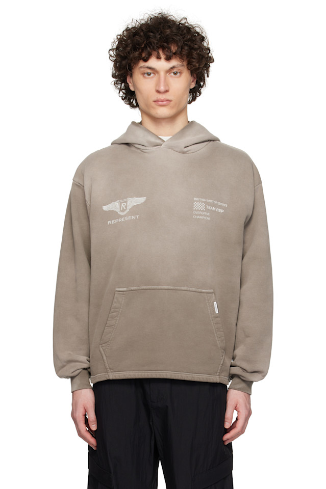

Толстовка Team Rep Represent, цвет dark taupe