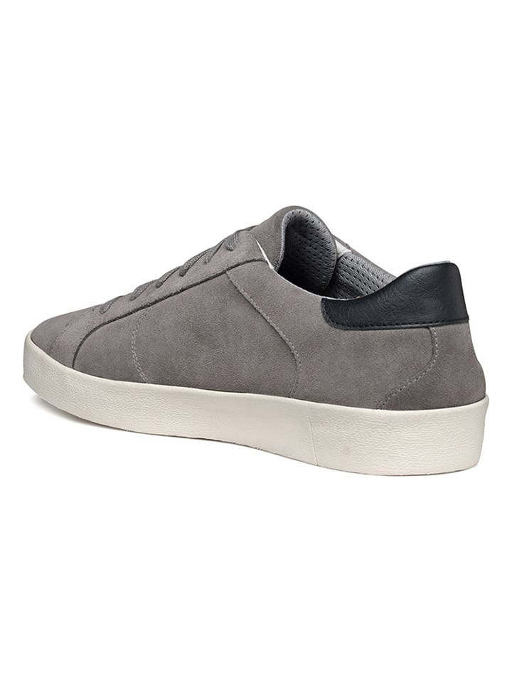 Кроссовки на шнуровке Geox Sneakers Warley, серый — фото 3